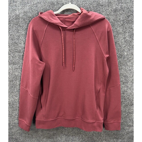Lululemon City Sweat Pullover Hoodie Mens Small Mulled Wine Red Burgundy M3AUPS - Picture 2 of 10